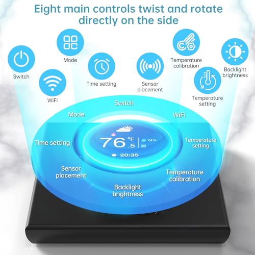 Smart Thermostat for Electric Heaters: Works with Alexa