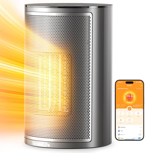 GoveeLife 1500W Smart Wifi Space Heater, Voice Remote