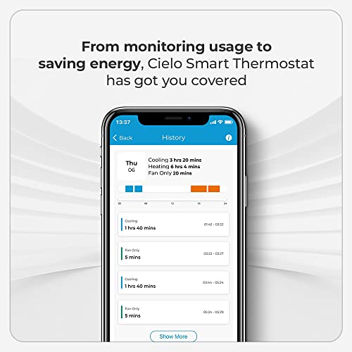 Cielo Smart Thermostat with Touchscreen Color Display