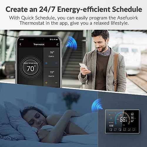 WiFi Programmable Smart Thermostat for Home, Energy Saving