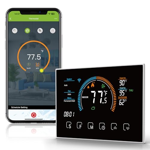 WiFi Programmable Thermostat for Home - Energy Saving