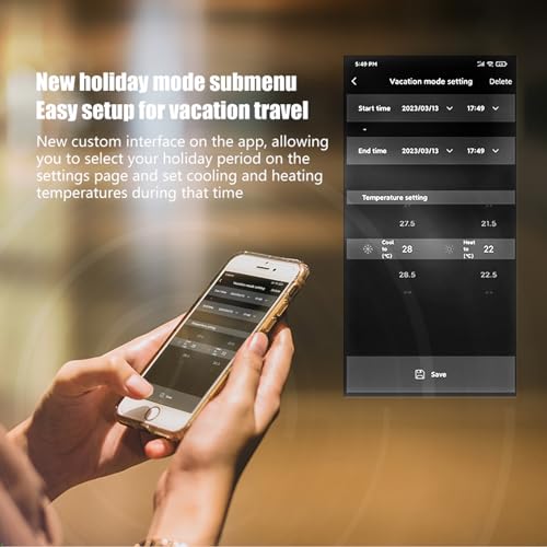WiFi Programmable Thermostat for Home - Energy Saving