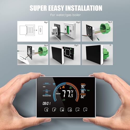 WiFi Programmable Thermostat for Home - Energy Saving