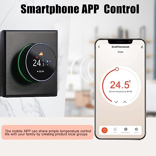 Docooler Smart Thermostat with Voice Control, 3 Colors