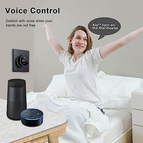 Docooler Smart Thermostat with Voice Control, 3 Colors