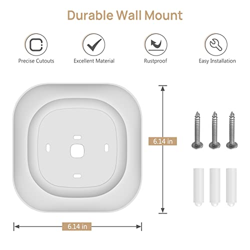 Ecobee Smart Thermostat Wall Plate Cover Kit, White