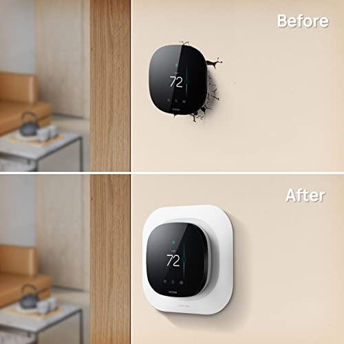 Ecobee Smart Thermostat Wall Plate Cover Kit, White