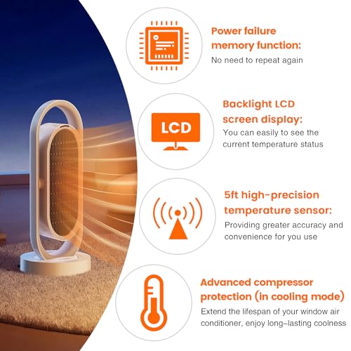 2023 Smart WiFi Heating Cooling Thermostat Outlet Alexa Google