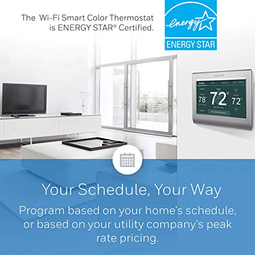 Renewed Honeywell Smart Color Thermostat with Alexa Integration