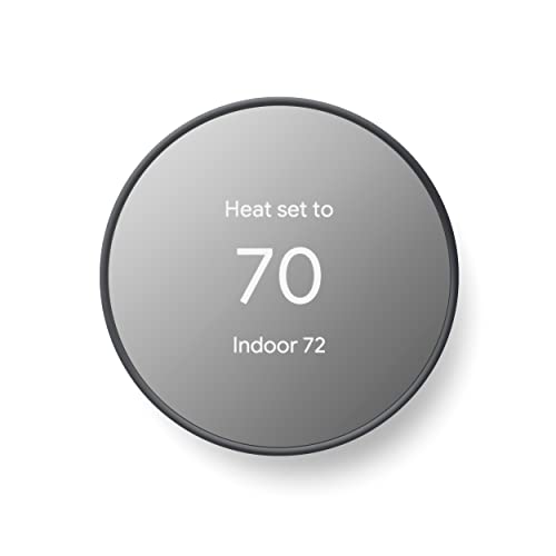Programmable Wifi Nest Thermostat for Home - Charcoal