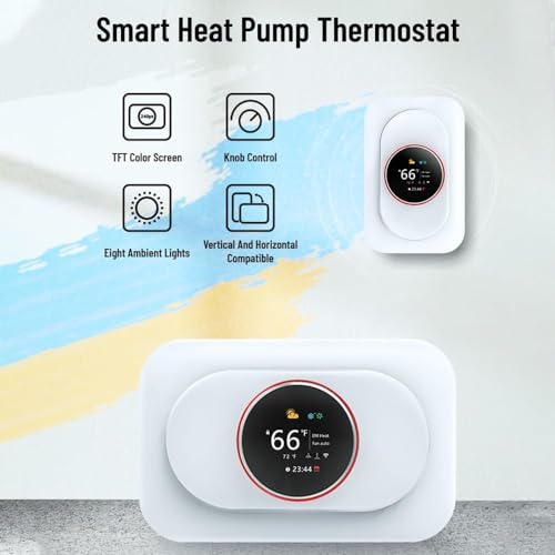 WiFi Smart Thermostat for Heat Pump, Compatible with Alexa