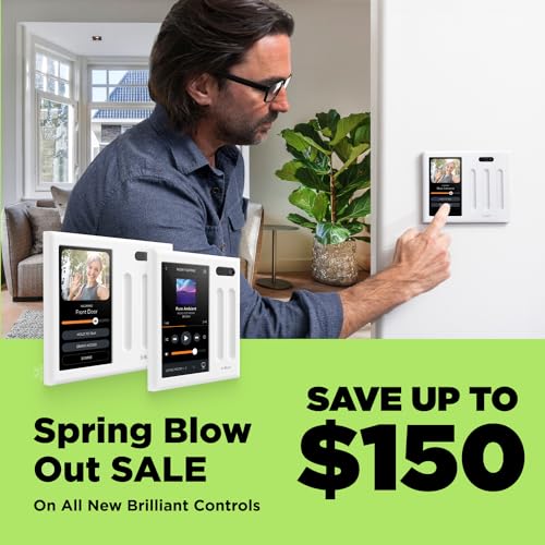 Touchscreen Smart Home Control Panel for Lighting & Music