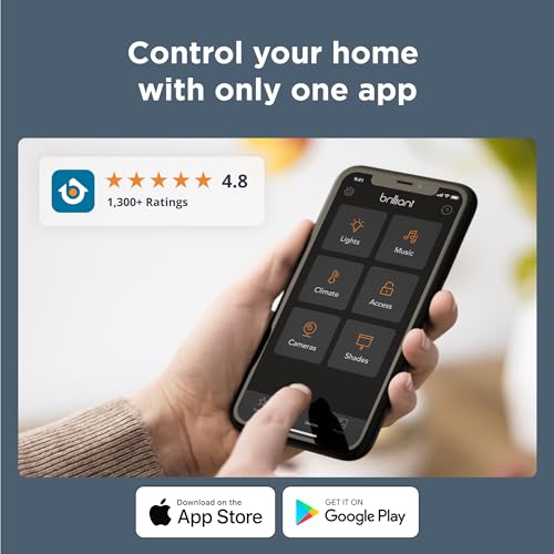 Touchscreen Smart Home Control Panel for Lighting & Music