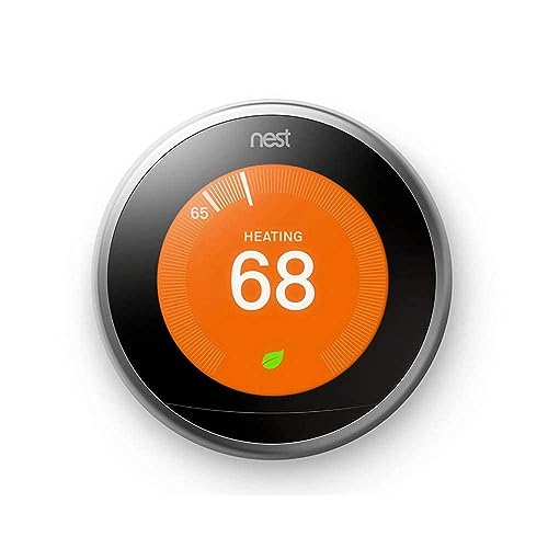 Google Nest 3rd Gen Learning Thermostat with 2 Sensors