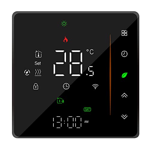 Smart WiFi Thermostat Controller for Water Heating - Black