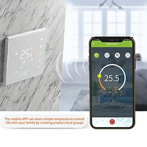 Smart WiFi Thermostat Controller for Water Heating - Black
