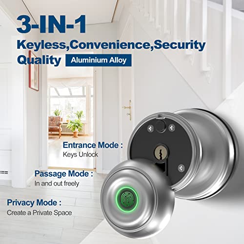 Fingerprint Smart Door Knob with App Control