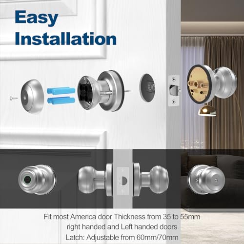 Fingerprint Smart Door Knob with App Control