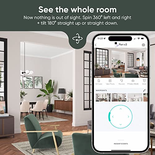 Wyze Cam Pan v3: Indoor/Outdoor Smart Home Security Camera