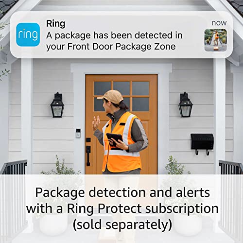 2023 Ring Battery Doorbell Plus | HD Video & Two-Way Talk