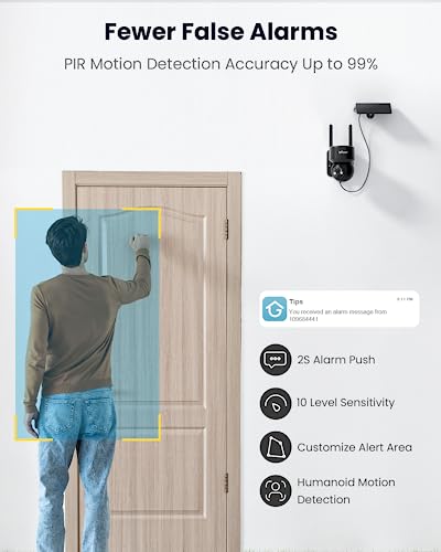 ieGeek Wireless Outdoor Security Camera System with AI