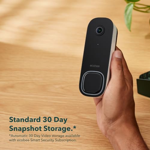 ecobee Smart Video Doorbell Camera with Night Vision