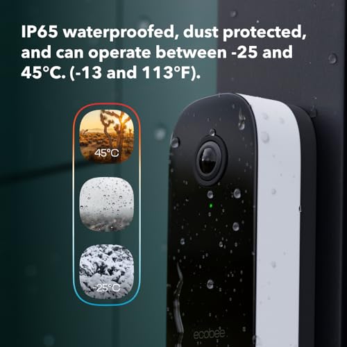 ecobee Smart Video Doorbell Camera with Night Vision