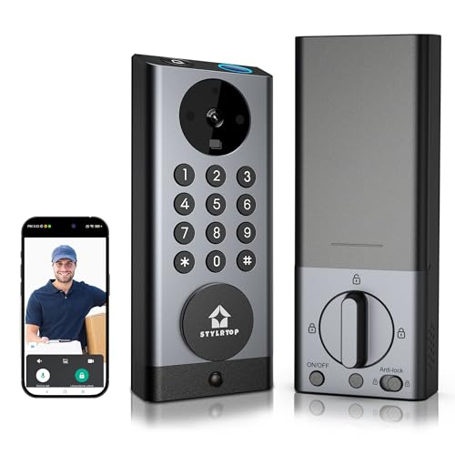 Stylrtop 3-in-1 Camera Smart Lock with Wi-Fi
