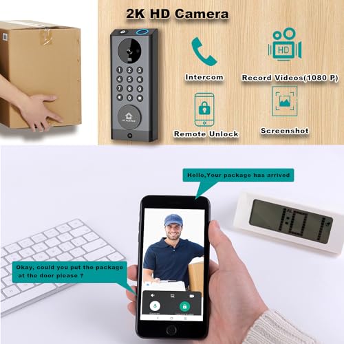 Stylrtop 3-in-1 Camera Smart Lock with Wi-Fi