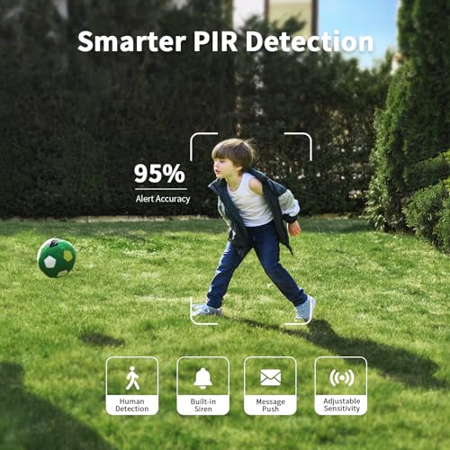 SEHMUA Wireless Outdoor Security Cameras - 2 Pack