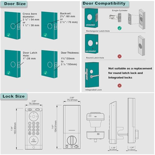 Stylrtop 3-in-1 Camera Smart Lock with Wi-Fi