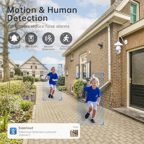 2-Pack WiFi Light Bulb Security Cameras for Alexa