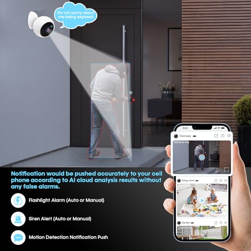 AMTIFO Wireless Security Camera: Portable 2K WiFi Cordless