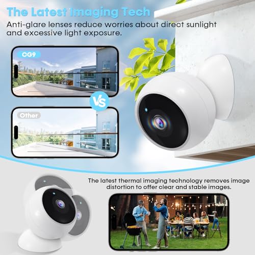 AMTIFO Wireless Security Camera: Portable 2K WiFi Cordless