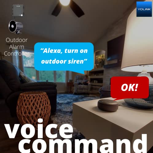 YoLink Outdoor Security Siren & Alarm Controller Kit