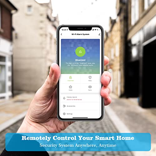 YISEELE Home Security Alarm System with Wi-Fi Connectivity