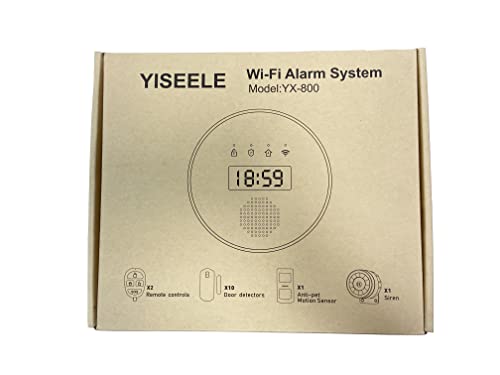 YISEELE Home Security Alarm System with Wi-Fi Connectivity