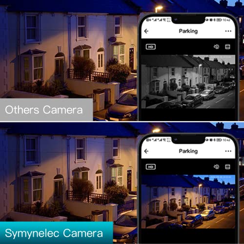 SYMYNELEC 5G Light Bulb Security Camera, Outdoor Waterproof