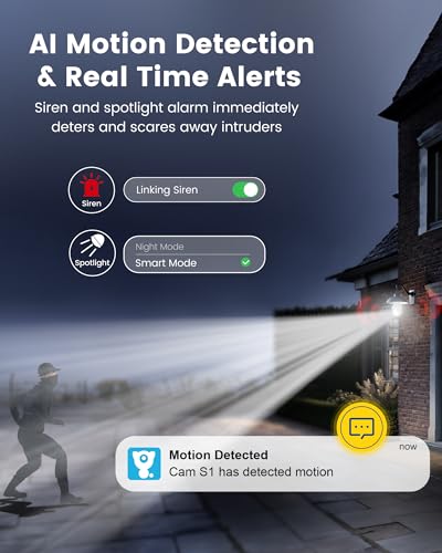 litokam 4MP Wireless Light Bulb Cameras for Home