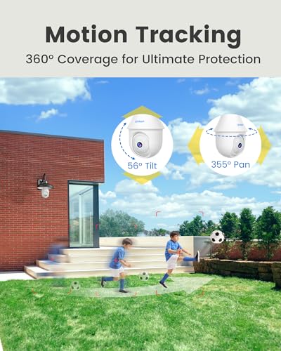 litokam 4MP Wireless Light Bulb Cameras for Home