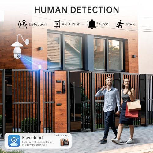 2-Pack Light Bulb Security Camera with Alexa Integration