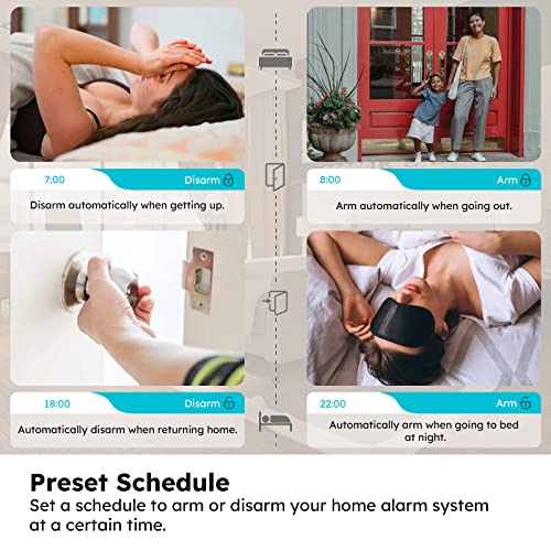 Smart Home WiFi Alarm System 9 Piece Kit