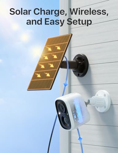 Wireless Security Camera with Color Night Vision and Two-Way Audio