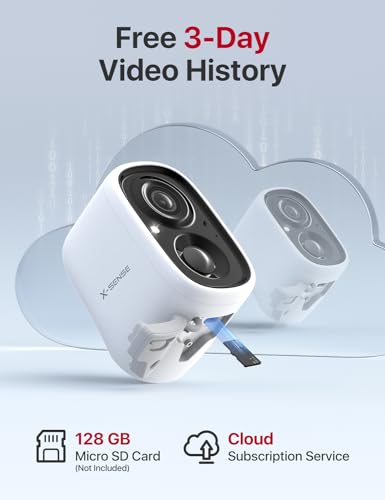Wireless Security Camera with Color Night Vision and Two-Way Audio