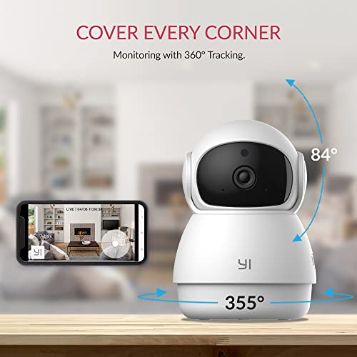 YI 2K Dome Security Camera for Smart Pet Monitoring