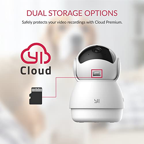 YI 2K Dome Security Camera for Smart Pet Monitoring