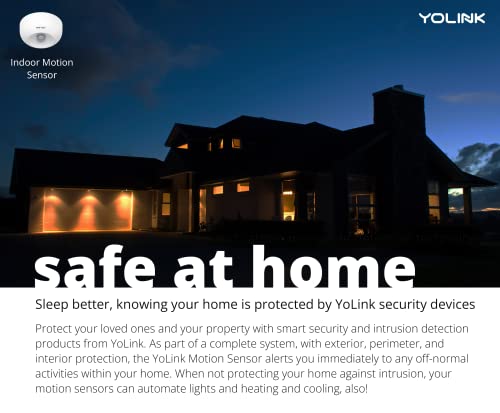YoLink SpeakerHub & Two Motion Sensor Smart Home Kit
