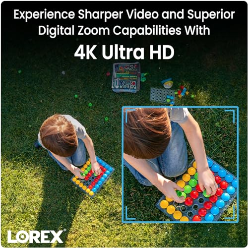 Lorex 4K Metal Dome PoE Security Camera, Indoor/Outdoor