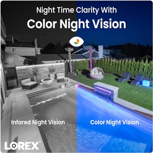 Lorex 4K Metal Dome PoE Security Camera, Indoor/Outdoor