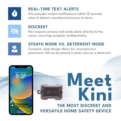 Kinisium Home Security System: Wireless Motion Sensor with SMS Alerts